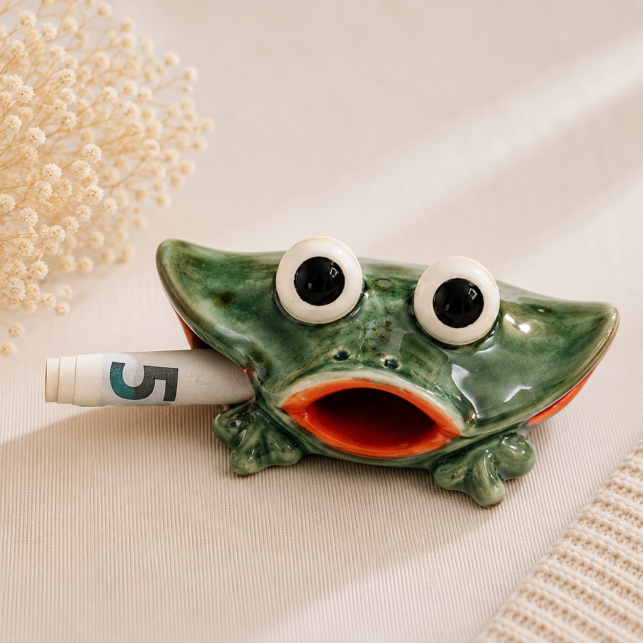 Froschgeschenk "Glücksspringer"