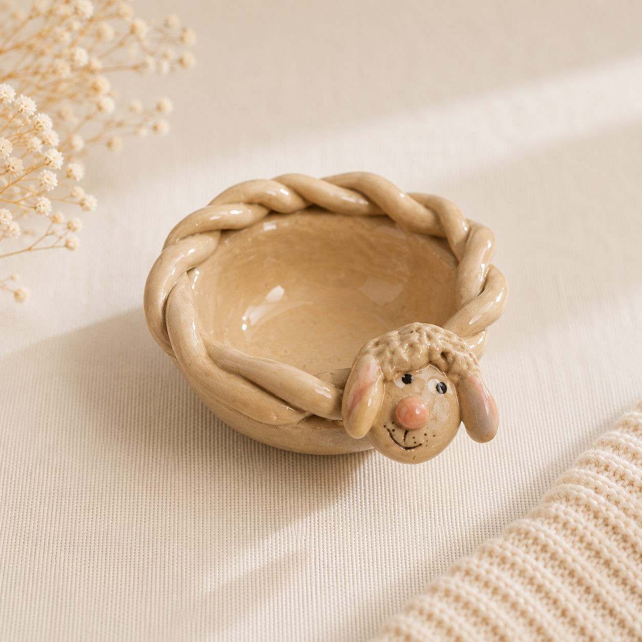 Eierbecher "Schäfchenliebe"