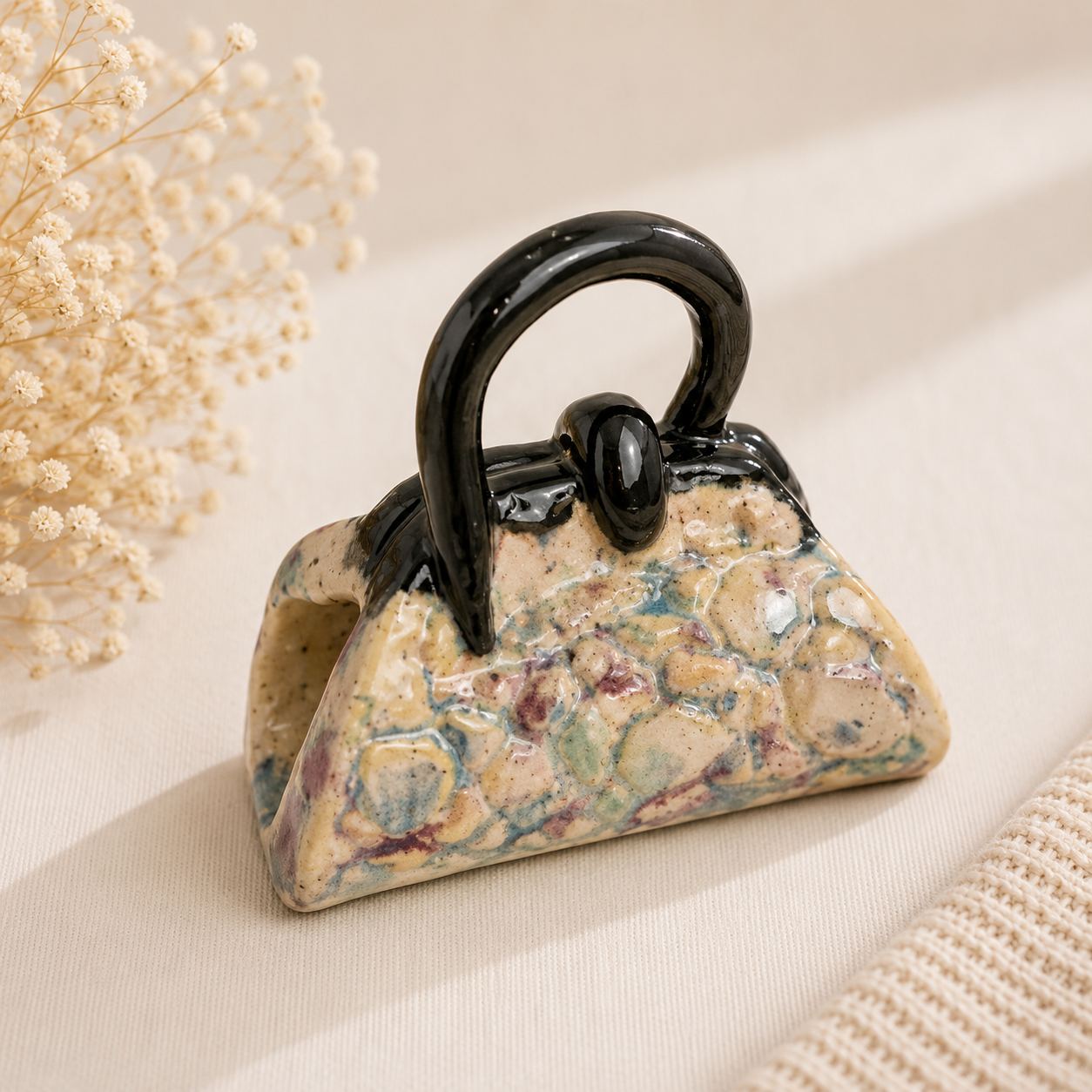 Keramik-Einkaufstasche "Money Bag"