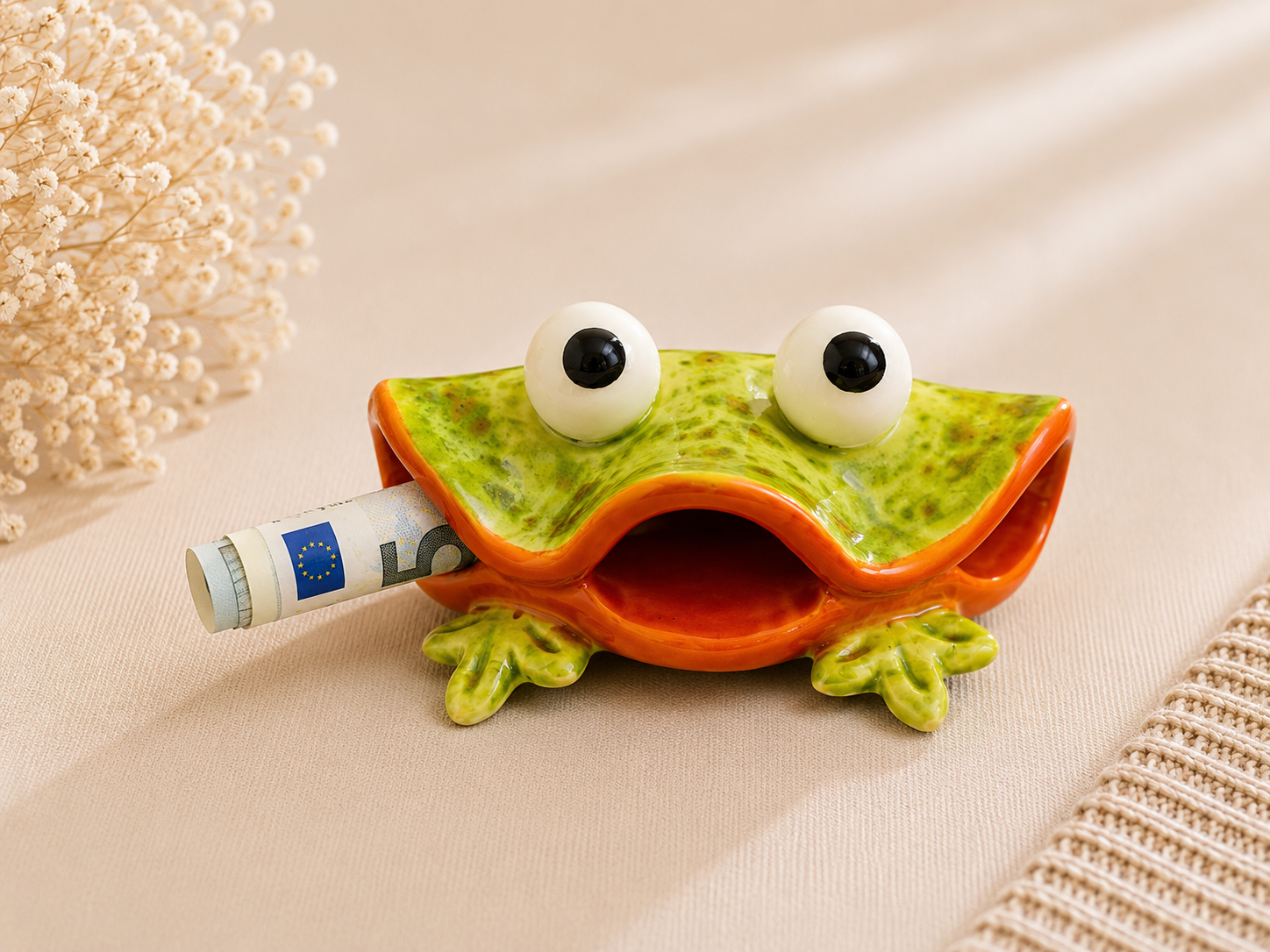 Froschgeschenk "Quak & Glück"