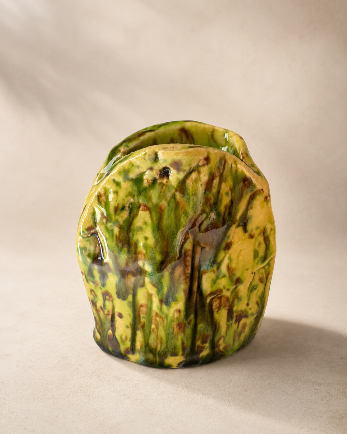 Keramikvase „Waldlicht“