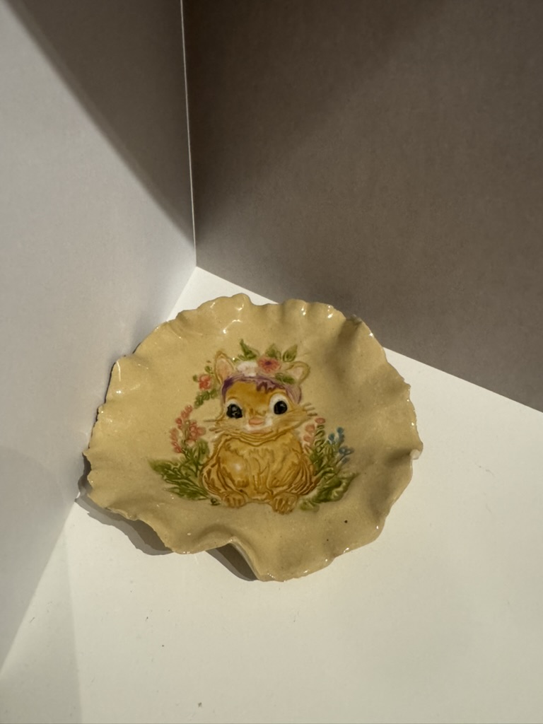 Dekoteller "Frühlingshäschen"