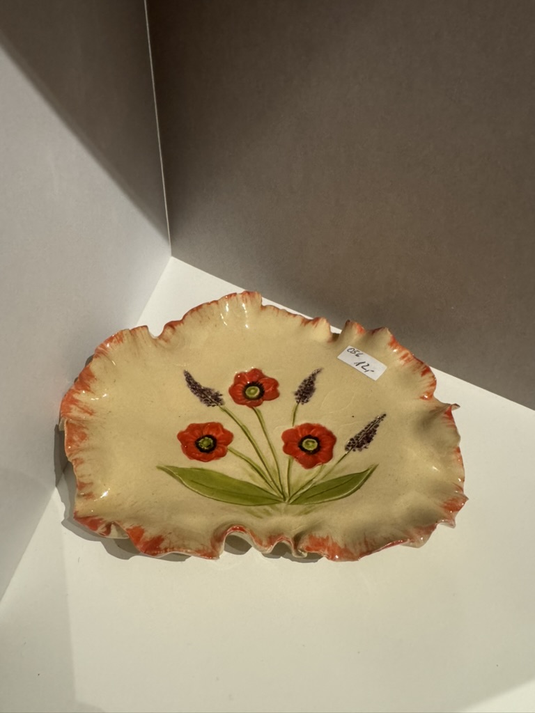 Dekoteller "Mohn & Lavendel" mittel