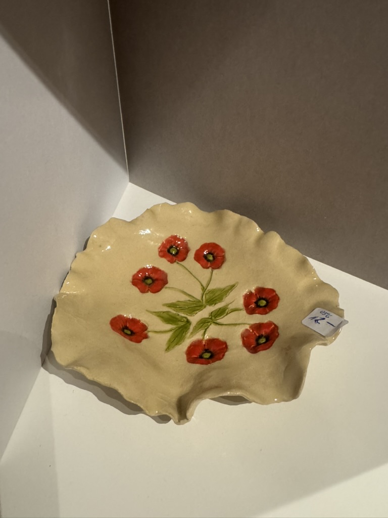 Dekoteller "Mohnblütenreigen" mittel