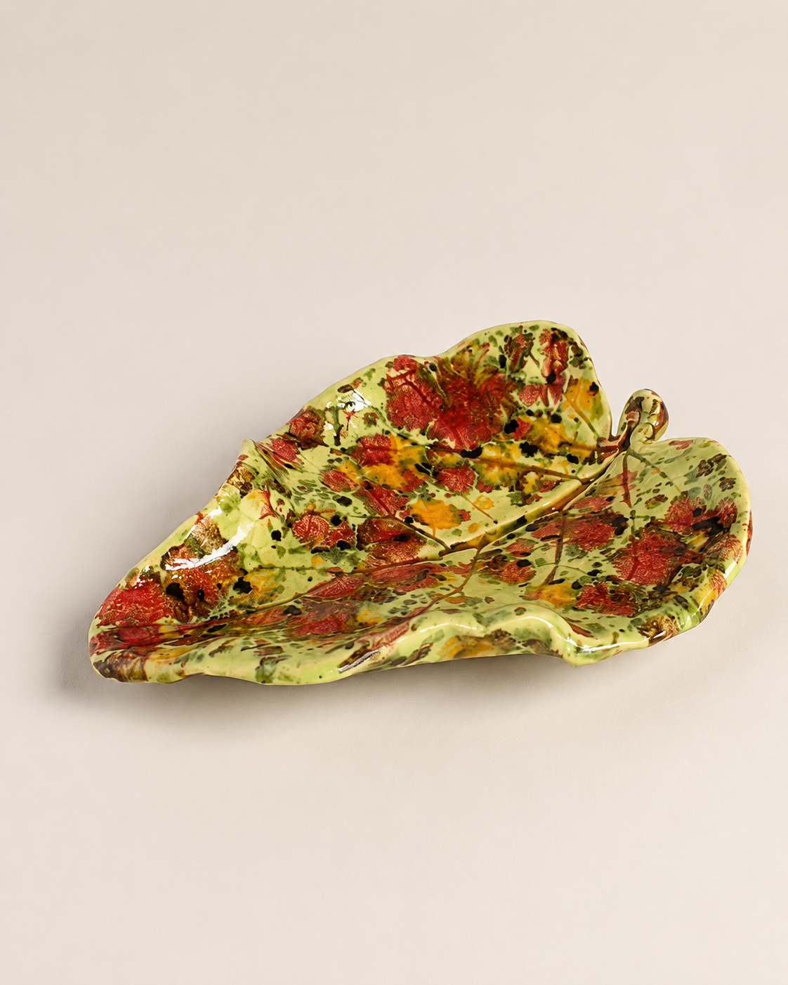 Seifenschale "Blatt - Florales Design"