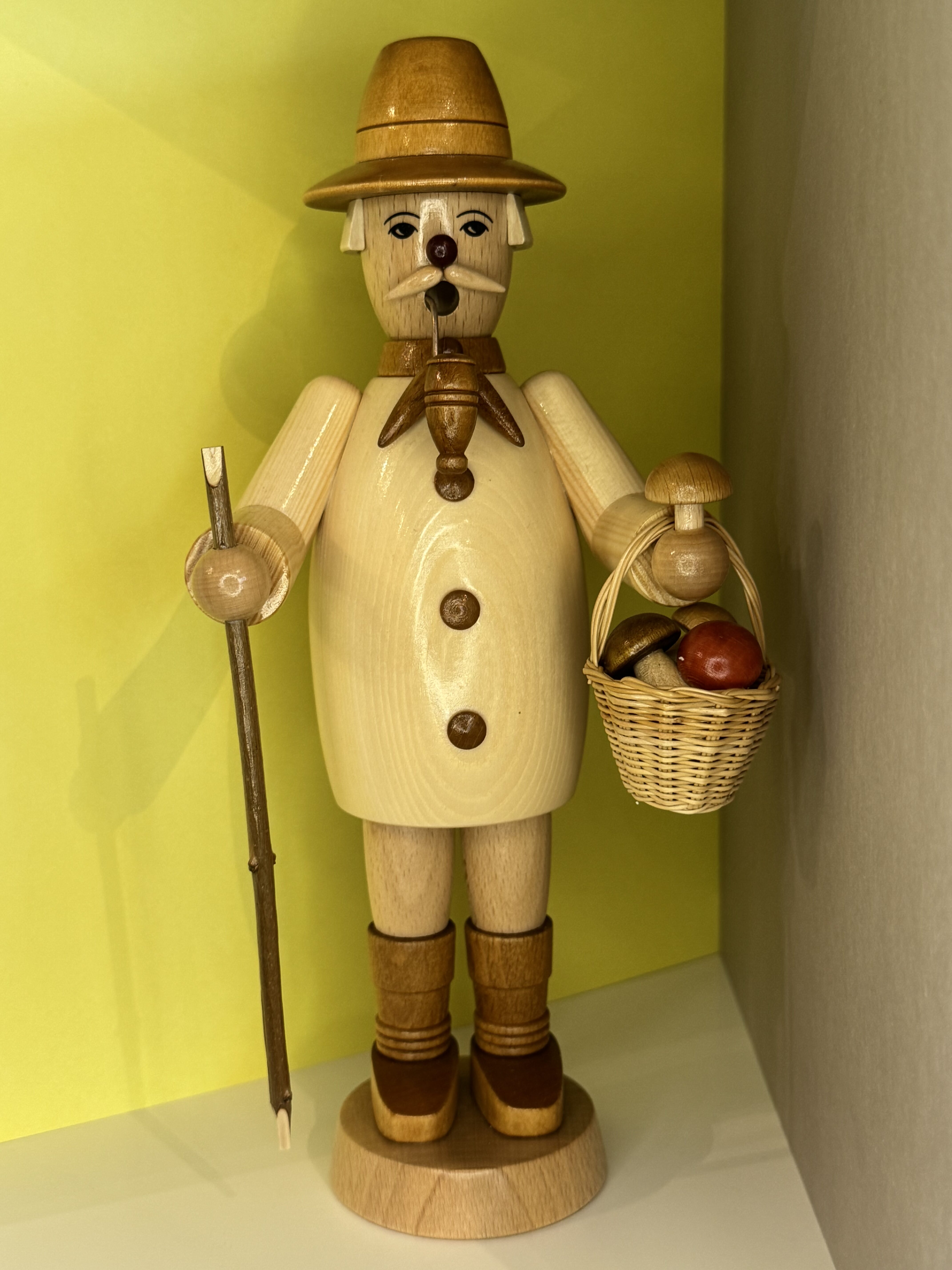 Räuchermännchen - "Pilzsammler" Friedbert Uhlig