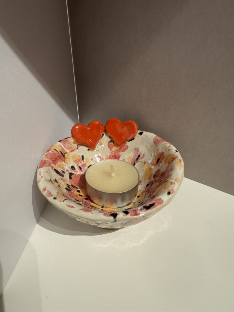 Teelichthalter "Herzensglanz" groß