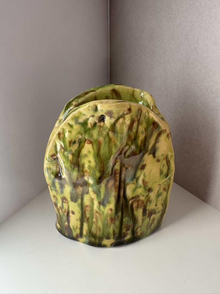 Keramikvase „Waldlicht“