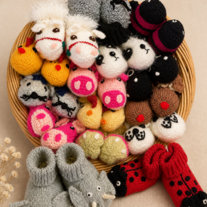 Gehäkelte Babyhausschuhe – Motiv Babyschuhe